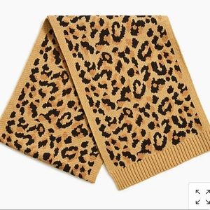 NWT J Crew Leopard Scarf